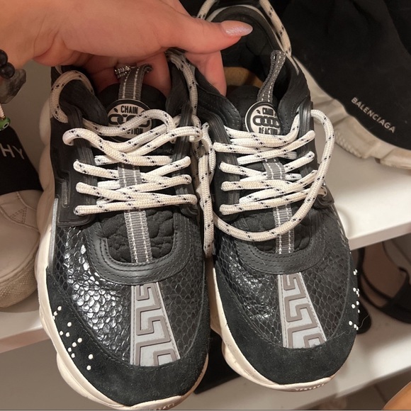 Versace women’s chain reaction sneakers. Good condition! - Picture 3 of 3